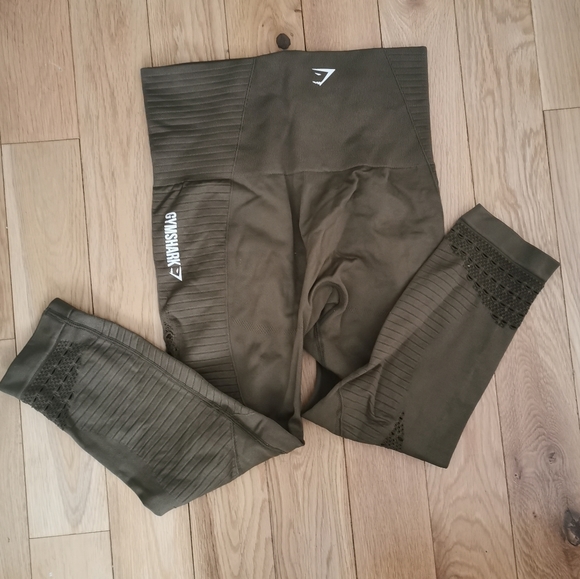 Gymshark green seamless 7/8 pant - Picture 2 of 2